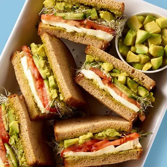 veg club sandwich