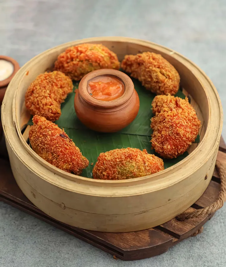 paneer kurkura momos